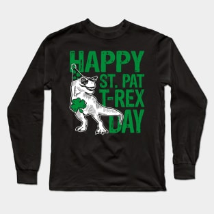 Happy St Pat Trex Day Long Sleeve T-Shirt